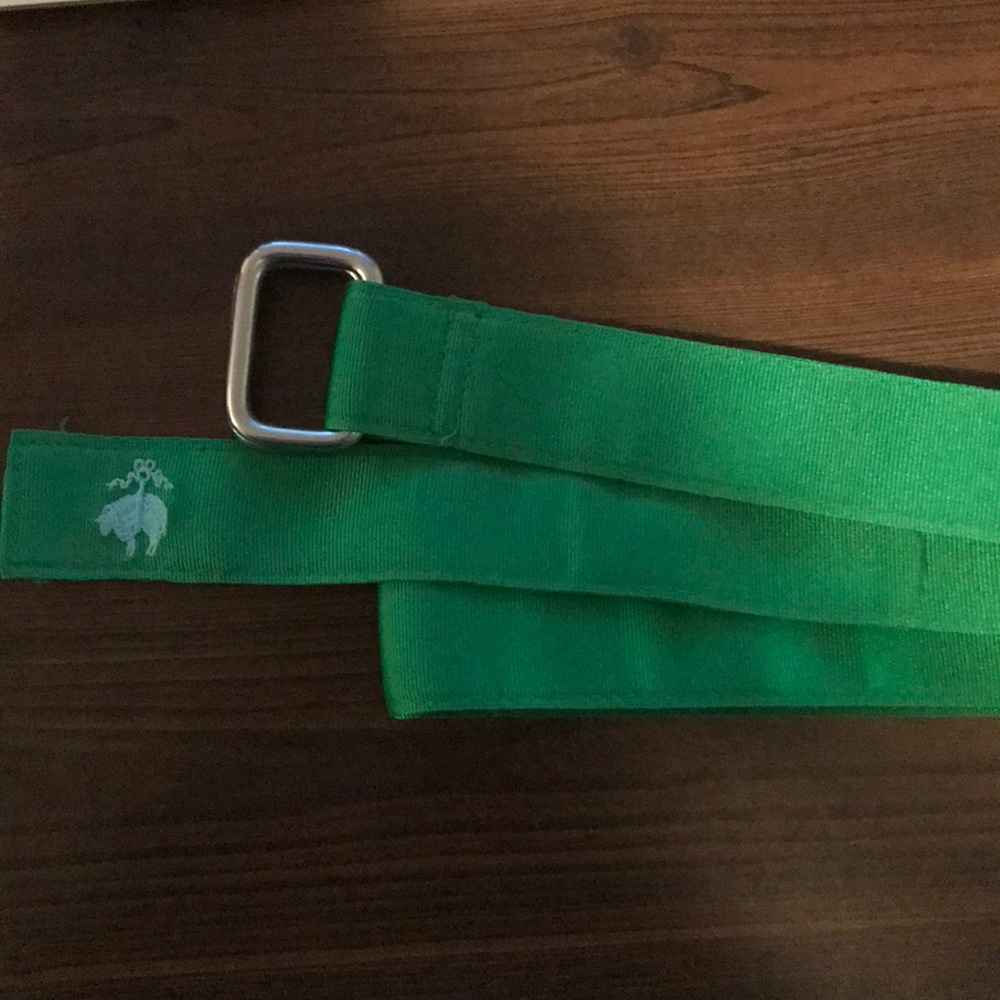 Brooks Brothers Green Ribbon Belt LG